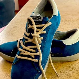 Golden Goose size 7 never worn suede shoes